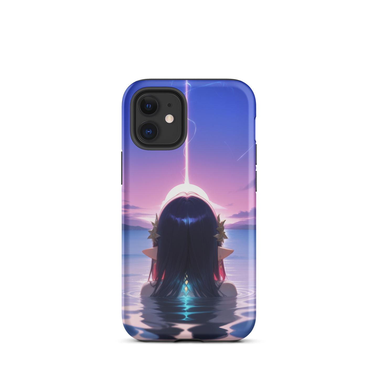 Coque iPhone® femme aquatique - iPhone 12 mini - Double Couche Rigide - SoulCase