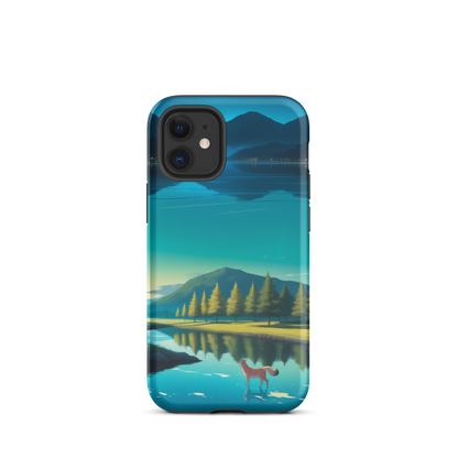 Coque iPhone® Mondes Miroirs - iPhone 12 mini - Double Couche Rigide - SoulCase