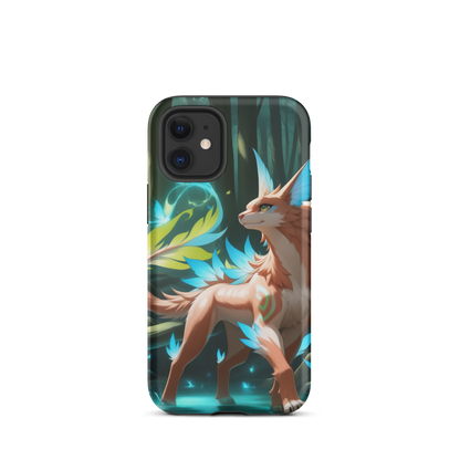 Coque iPhone® Félin de la forêt - iPhone 12 mini - Double Couche Rigide - SoulCase