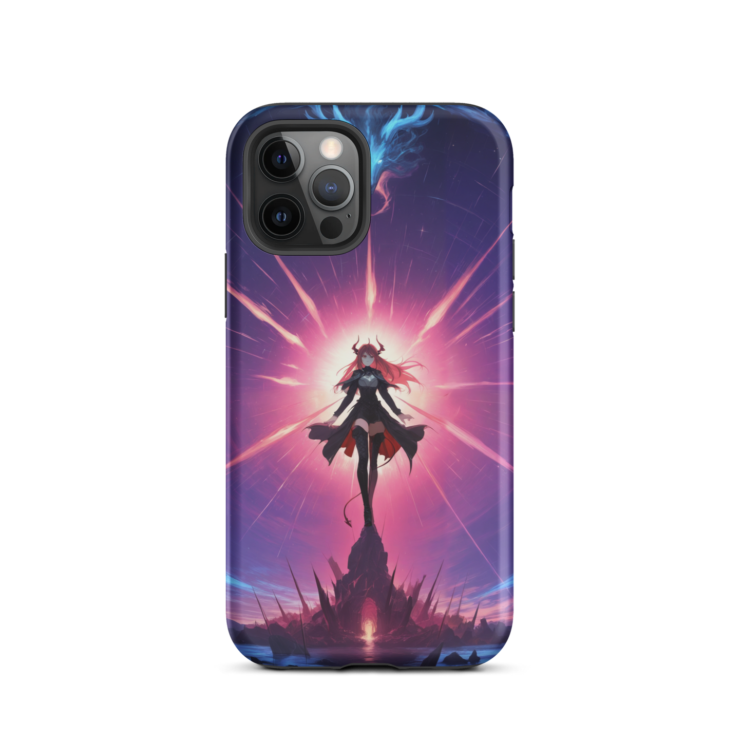 Coque iPhone® princesse ténébreuse - iPhone 12 Pro - Double Couche Rigide - SoulCase