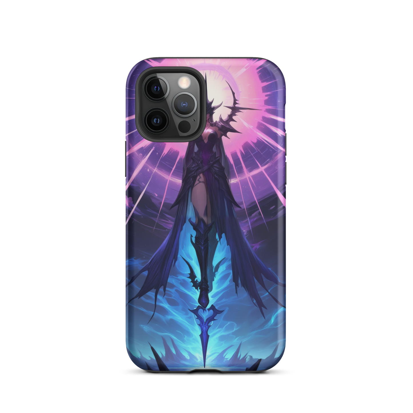 Coque iPhone® seigneur ténébreux - iPhone 12 Pro - Double Couche Rigide - SoulCase