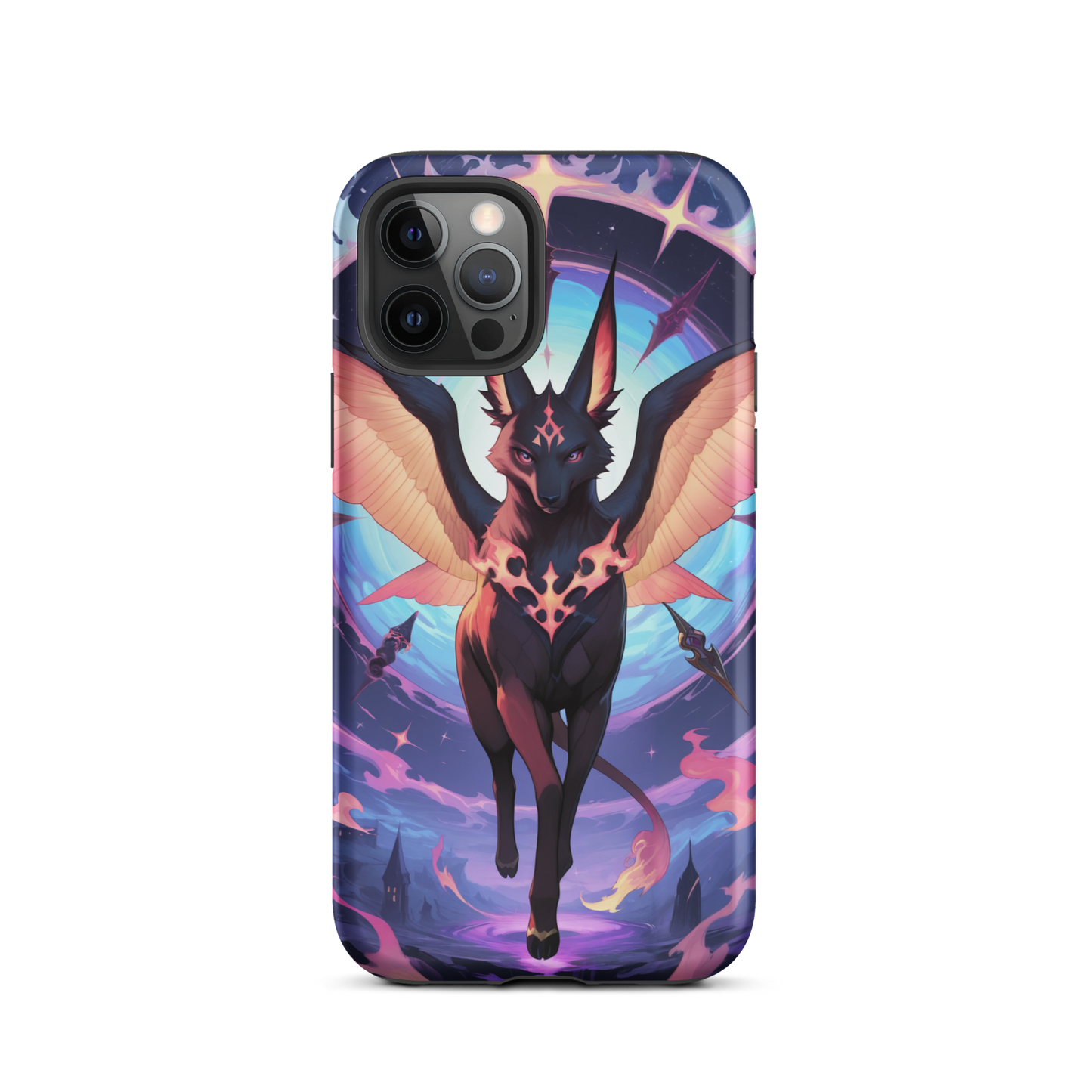 Coque iPhone® chien ailé - iPhone 12 Pro - Double Couche Rigide - SoulCase
