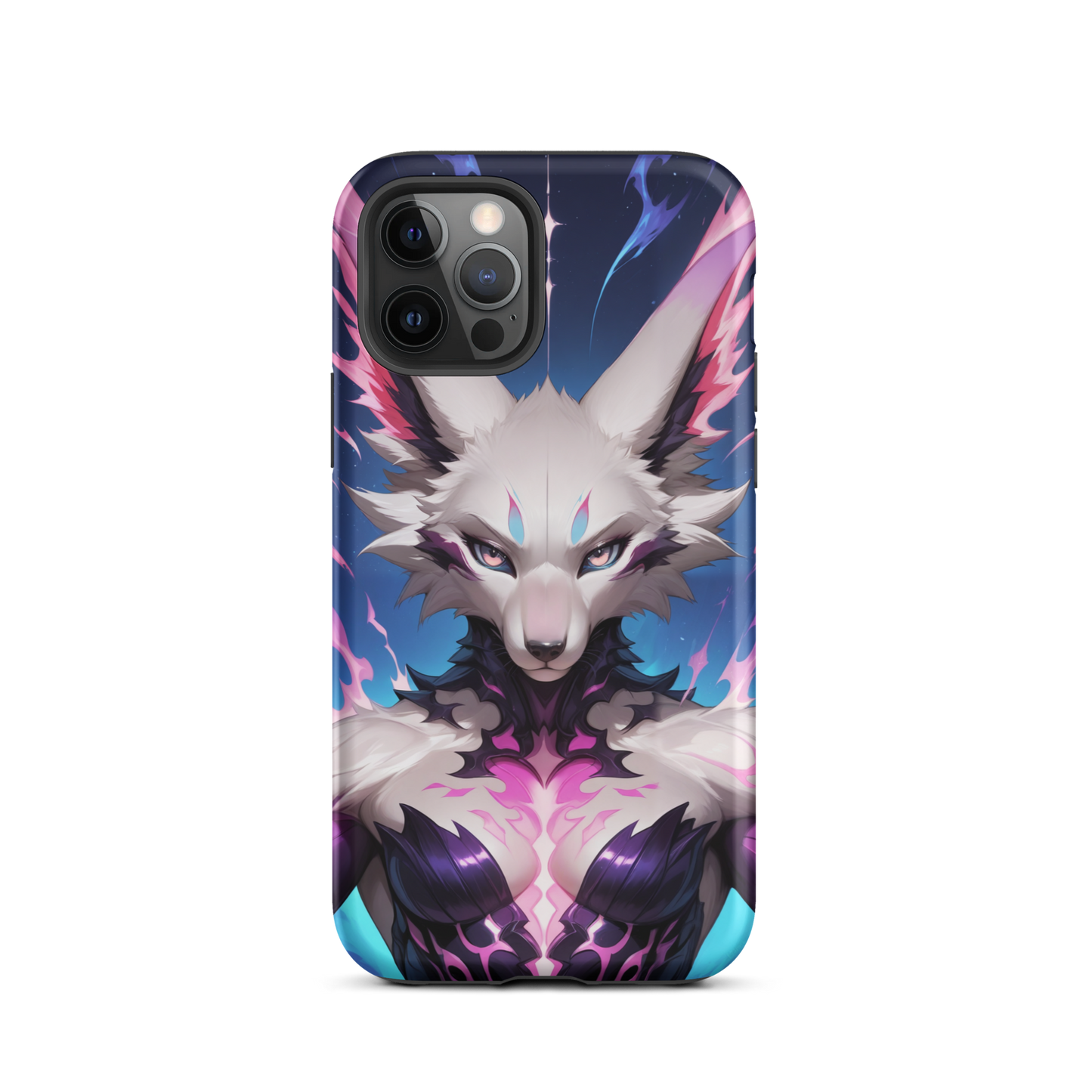 Coque iPhone® femme renarde - iPhone 12 Pro - Double Couche Rigide - SoulCase