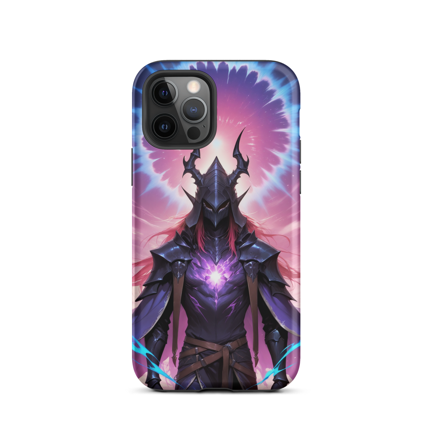 Coque iPhone® samouraï ténébreux - iPhone 12 Pro - Double Couche Rigide - SoulCase