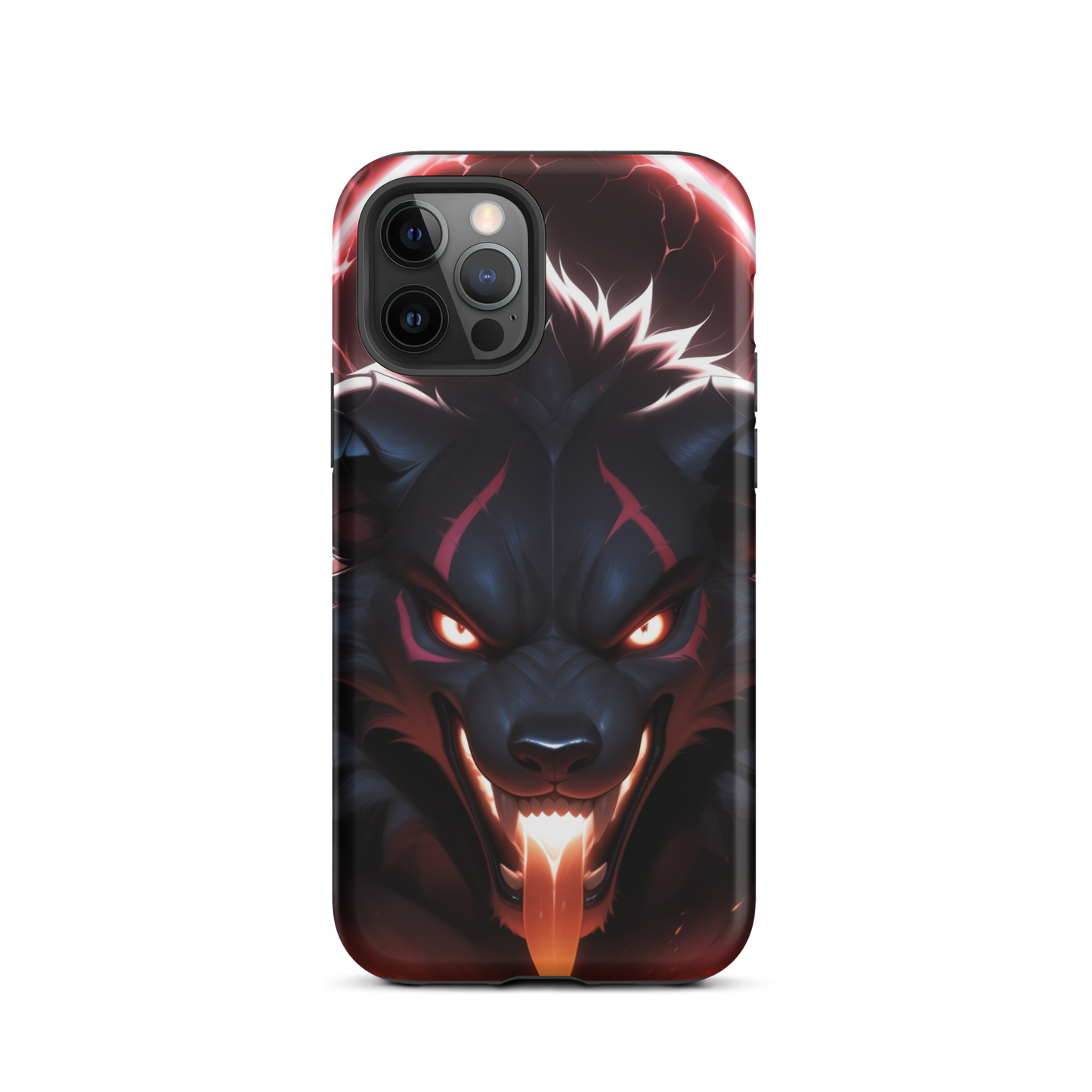 Coque iPhone® cerbère enragé - iPhone 12 Pro - Double Couche Rigide - SoulCase