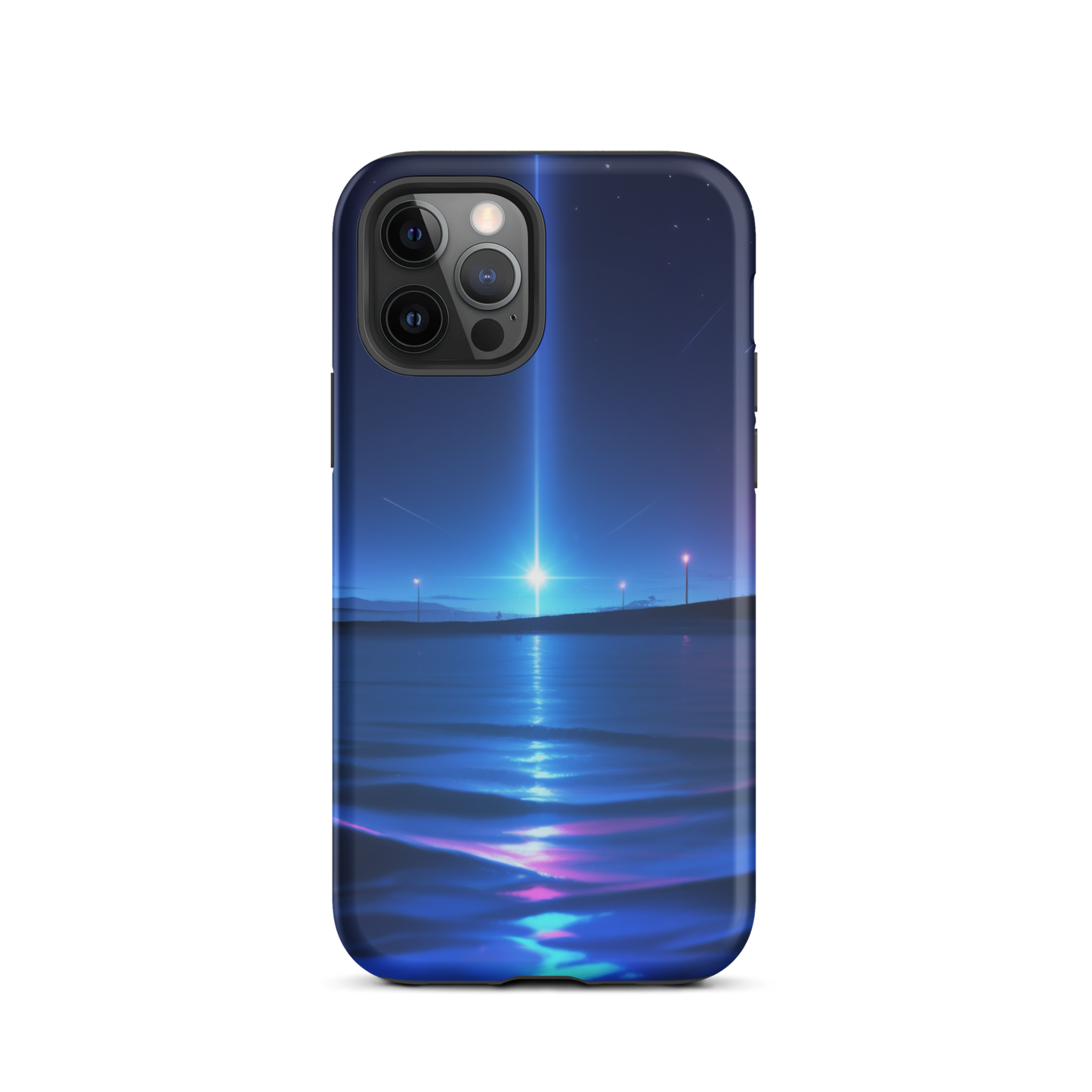 Coque iPhone® sérénité océane - iPhone 12 Pro - Double Couche Rigide - SoulCase