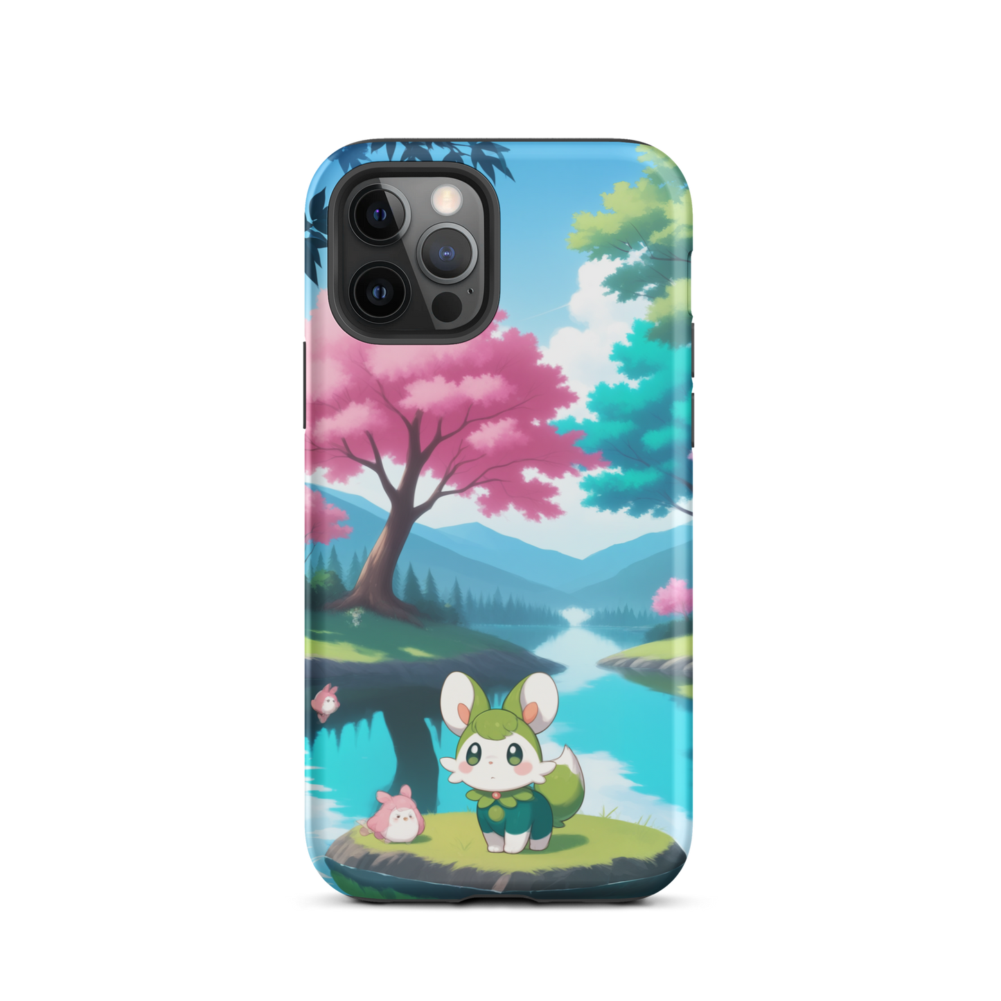 Coque d’iPhone® Adorable Tranquillité - iPhone 12 Pro - Double Couche Rigide - SoulCase