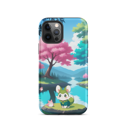 Coque d’iPhone® Adorable Tranquillité - iPhone 12 Pro - Double Couche Rigide - SoulCase