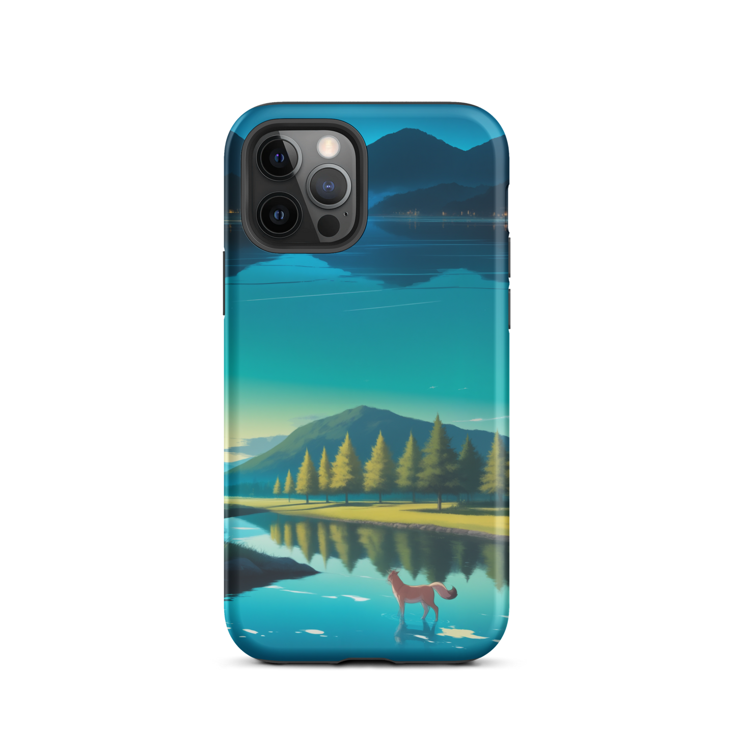 Coque iPhone® Mondes Miroirs - iPhone 12 Pro - Double Couche Rigide - SoulCase
