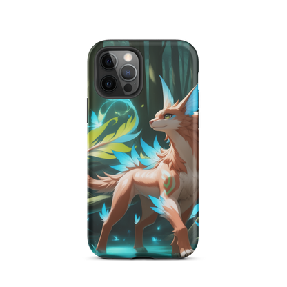 Coque iPhone® Félin de la forêt - iPhone 12 Pro - Double Couche Rigide - SoulCase