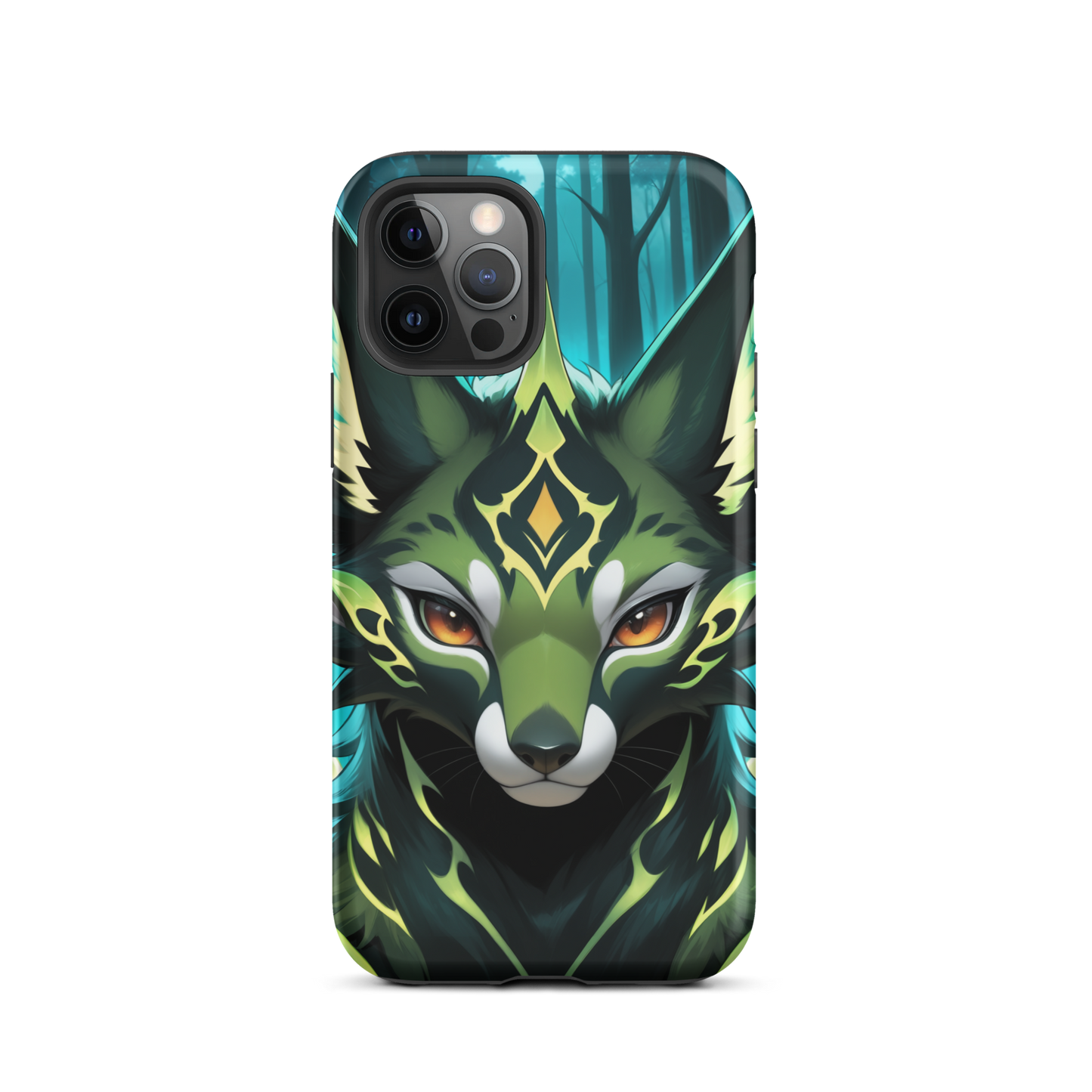 Coque iPhone® Félin Magique - iPhone 12 Pro - Double Couche Rigide - SoulCase