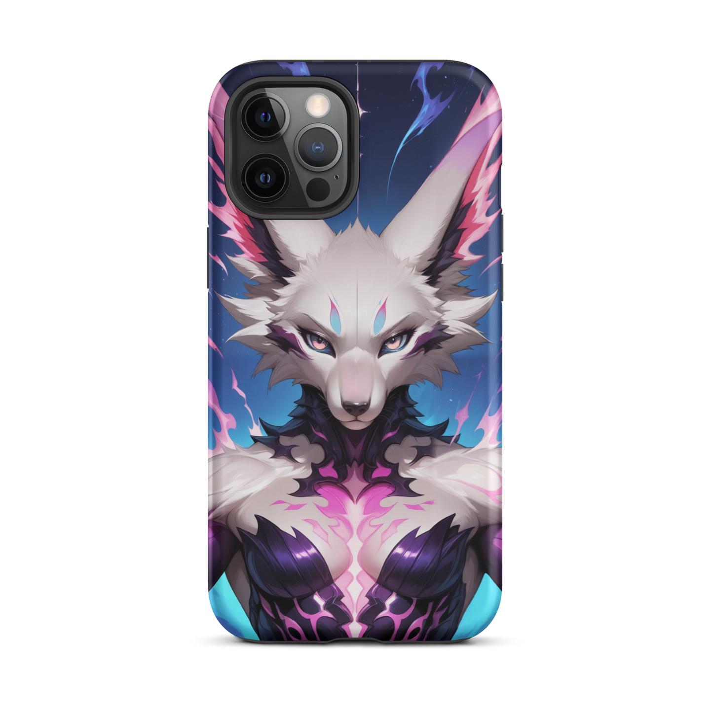 Coque iPhone® femme renarde - iPhone 12 Pro Max - Double Couche Rigide - SoulCase