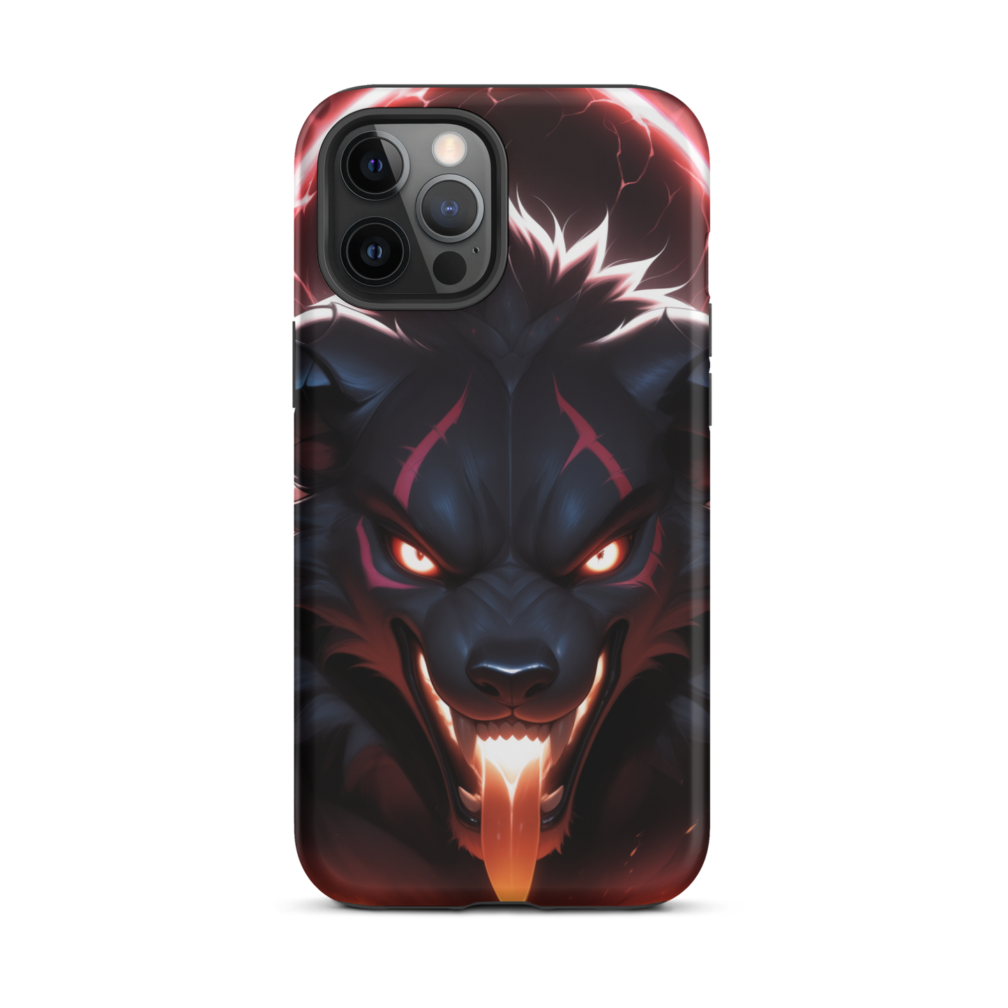 Coque iPhone® cerbère enragé - iPhone 12 Pro Max - Double Couche Rigide - SoulCase