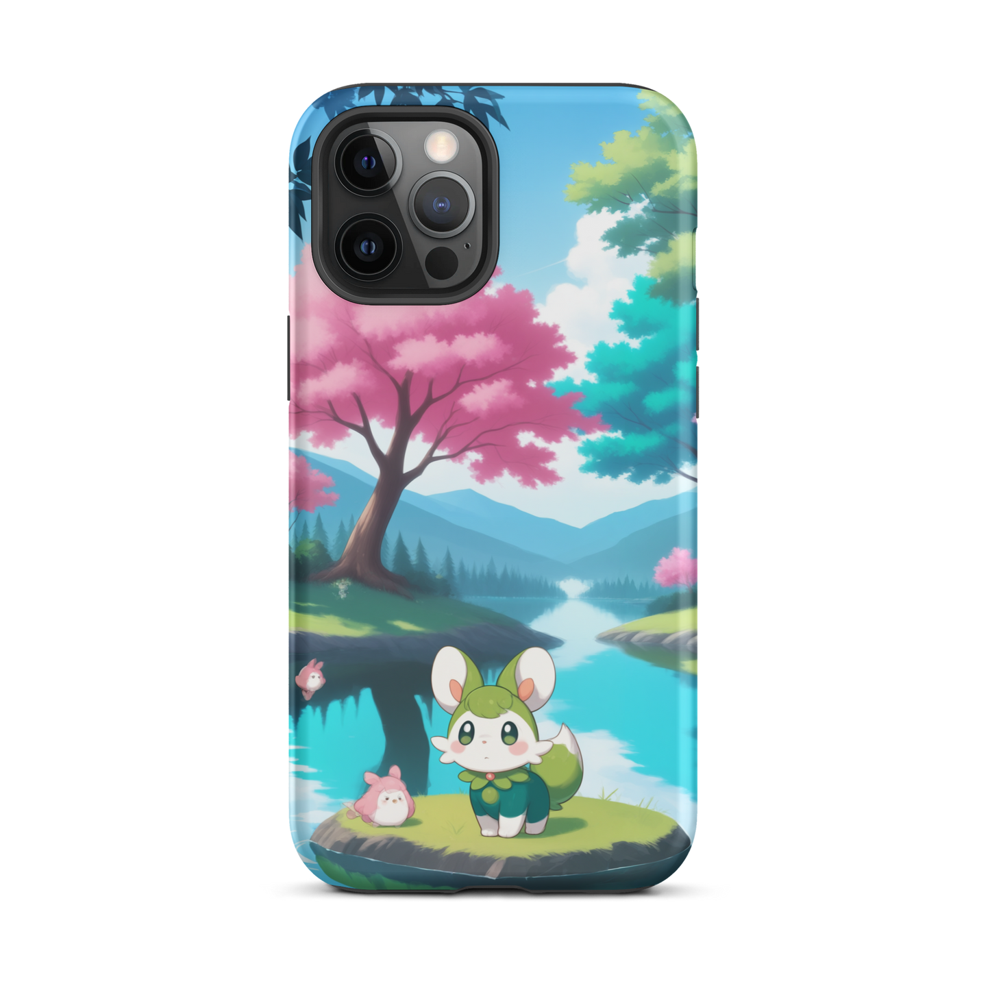 Coque d’iPhone® Adorable Tranquillité - iPhone 12 Pro Max - Double Couche Rigide - SoulCase