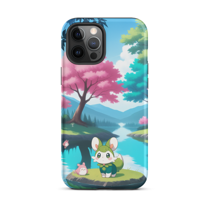 Coque d’iPhone® Adorable Tranquillité - iPhone 12 Pro Max - Double Couche Rigide - SoulCase