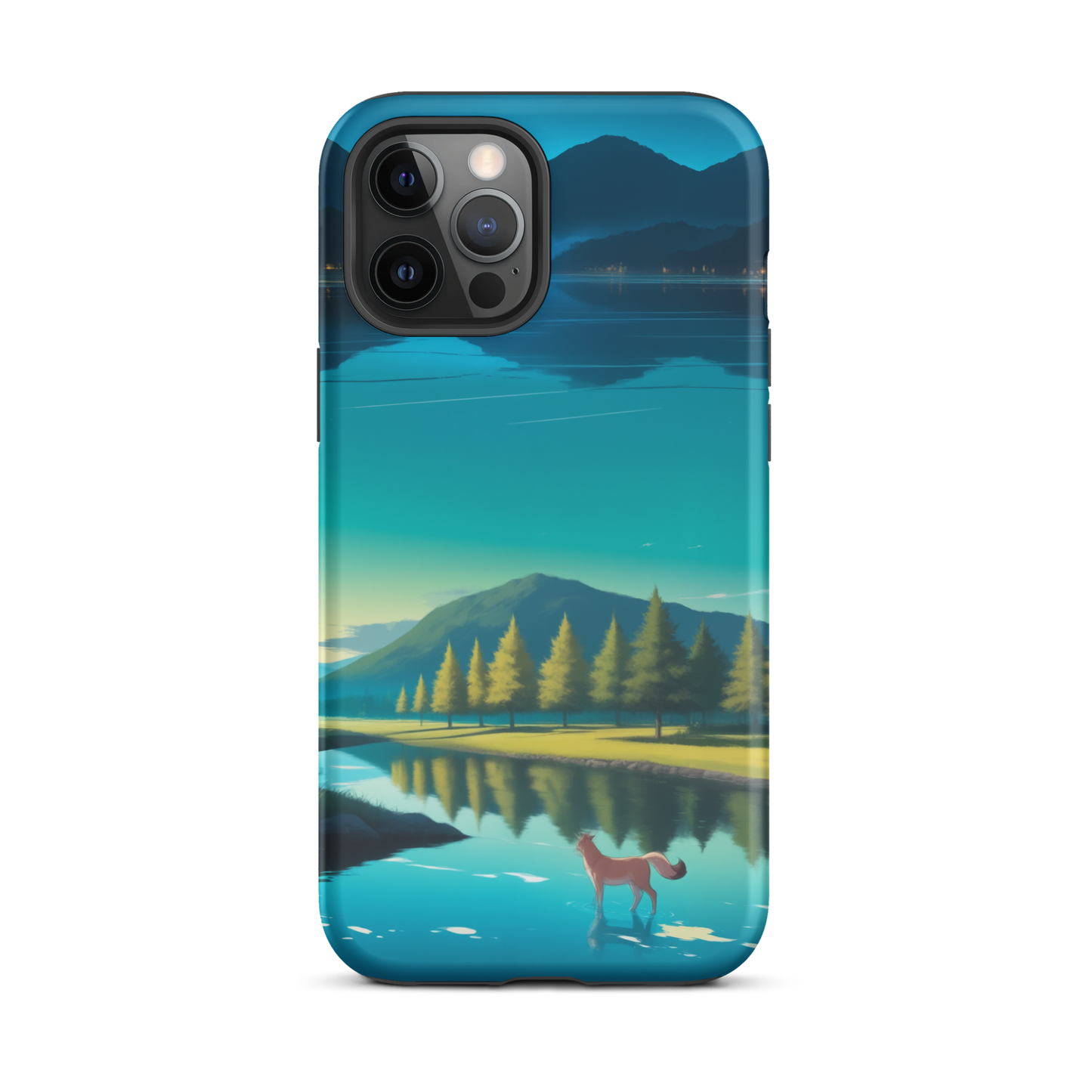Coque iPhone® Mondes Miroirs - iPhone 12 Pro Max - Double Couche Rigide - SoulCase