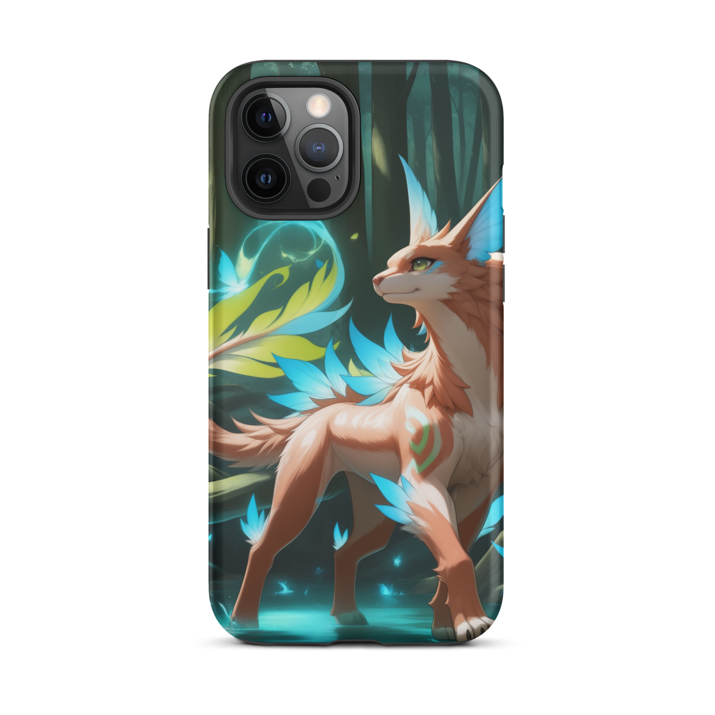 Coque iPhone® Félin de la forêt - iPhone 12 Pro Max - Double Couche Rigide - SoulCase