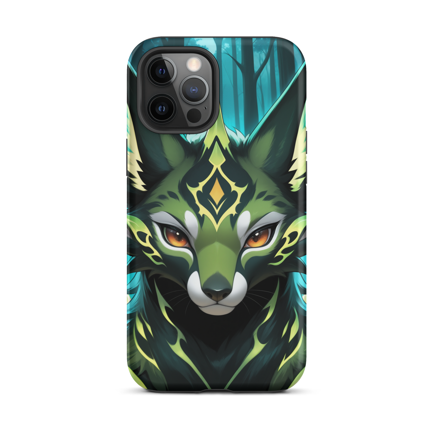 Coque iPhone® Félin Magique - iPhone 12 Pro Max - Double Couche Rigide - SoulCase