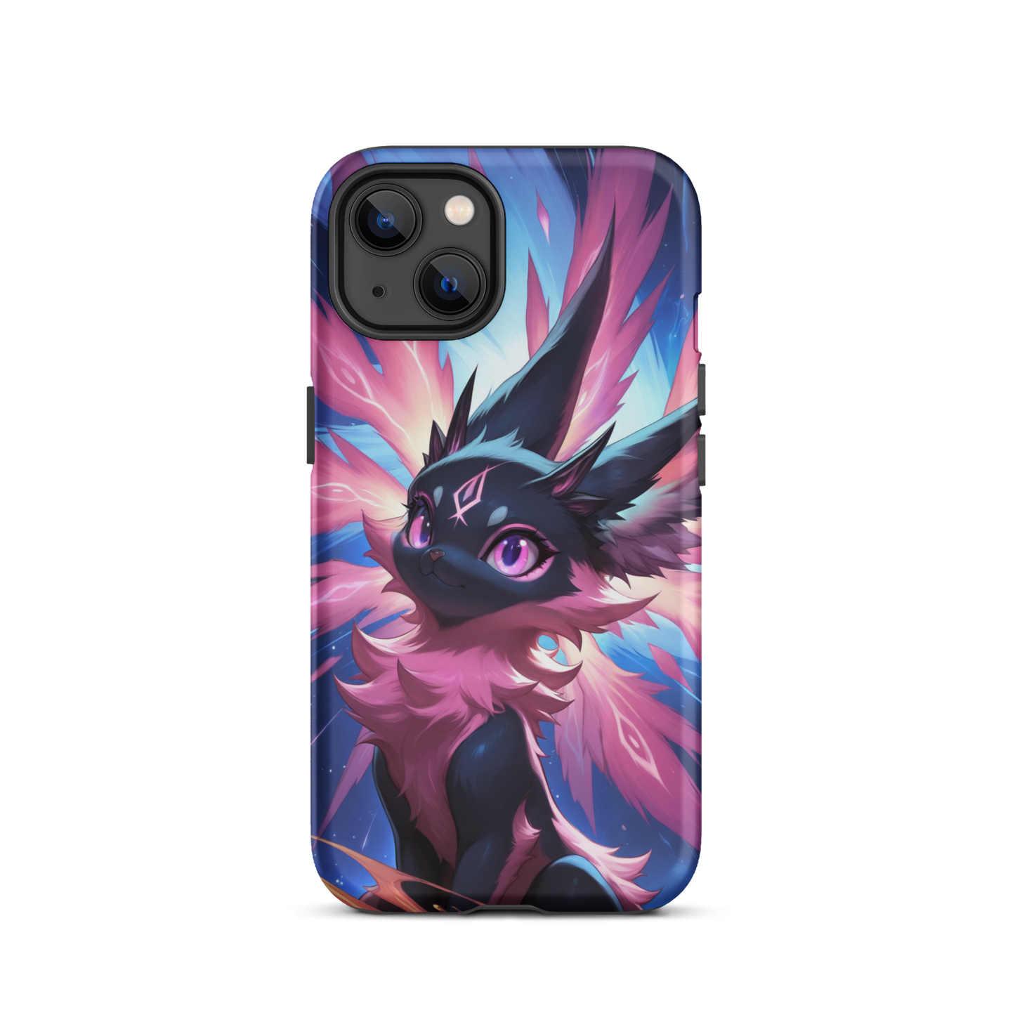 Coque iPhone® chat duveteux - iPhone 13 - Double Couche Rigide - SoulCase