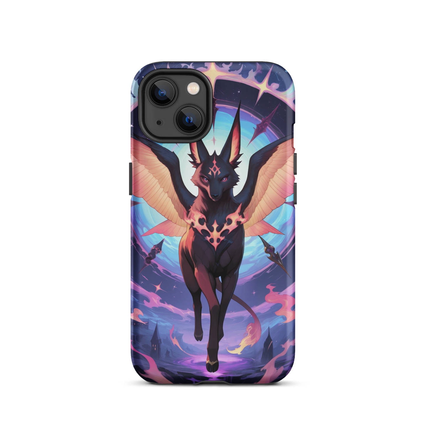 Coque iPhone® chien ailé - iPhone 13 - Double Couche Rigide - SoulCase