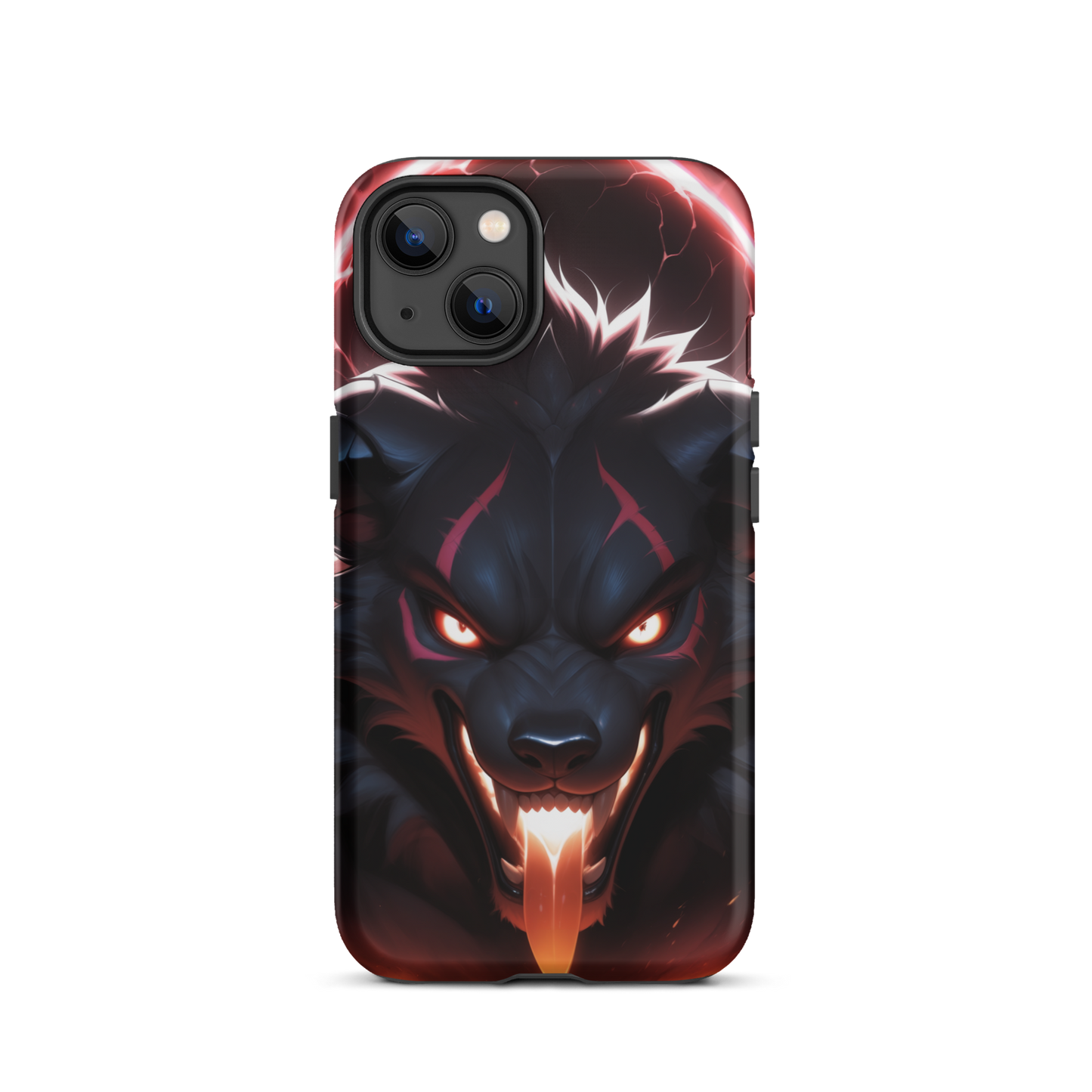 Coque iPhone® cerbère enragé - iPhone 13 - Double Couche Rigide - SoulCase