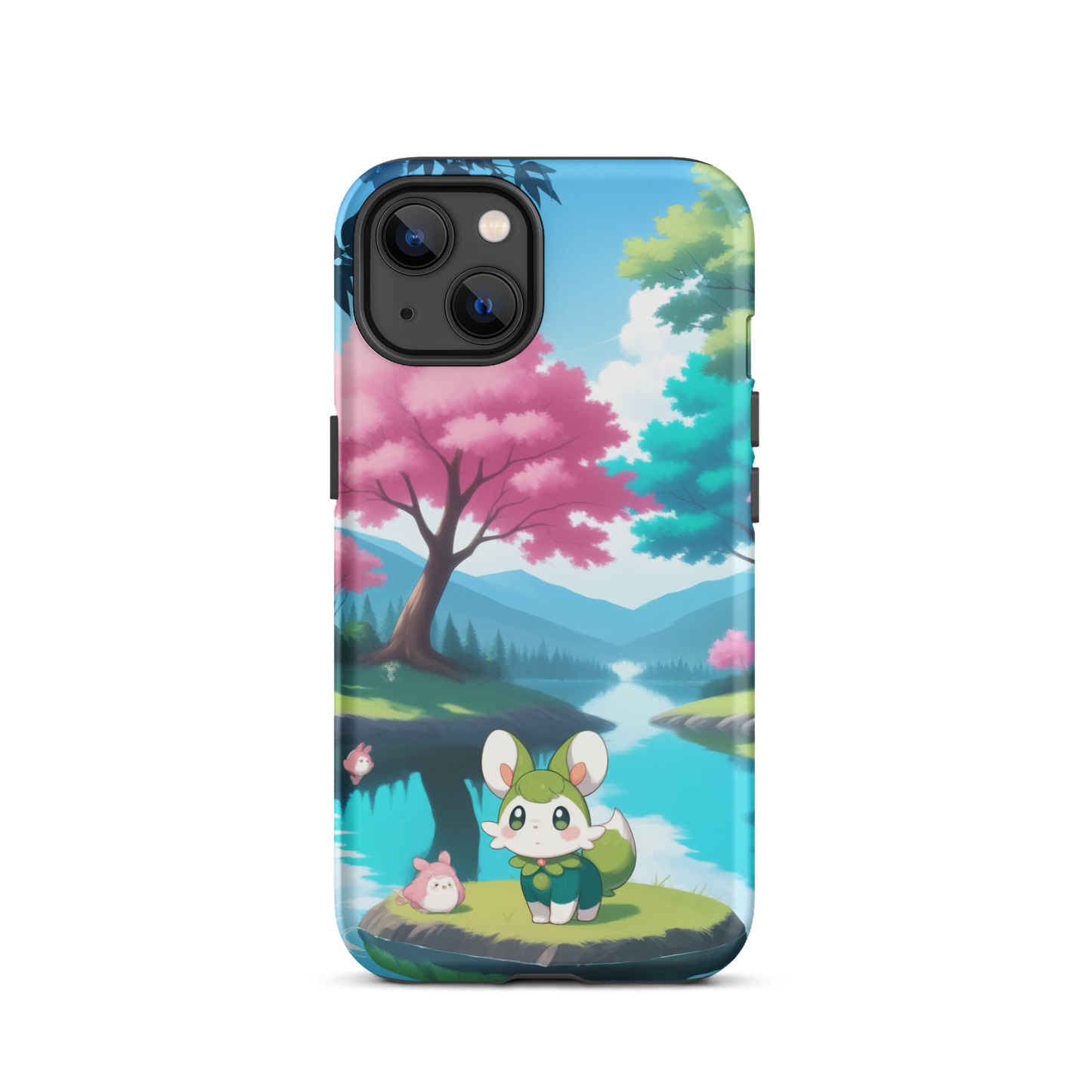 Coque d’iPhone® Adorable Tranquillité - iPhone 13 - Double Couche Rigide - SoulCase