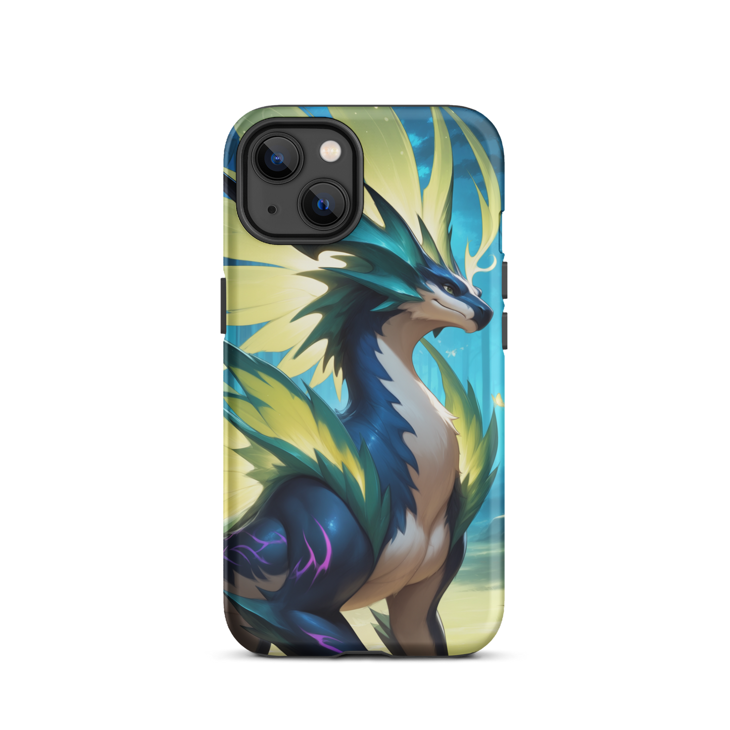 Coque iPhone® Dragon Sylvestre - iPhone 13 - Double Couche Rigide - SoulCase