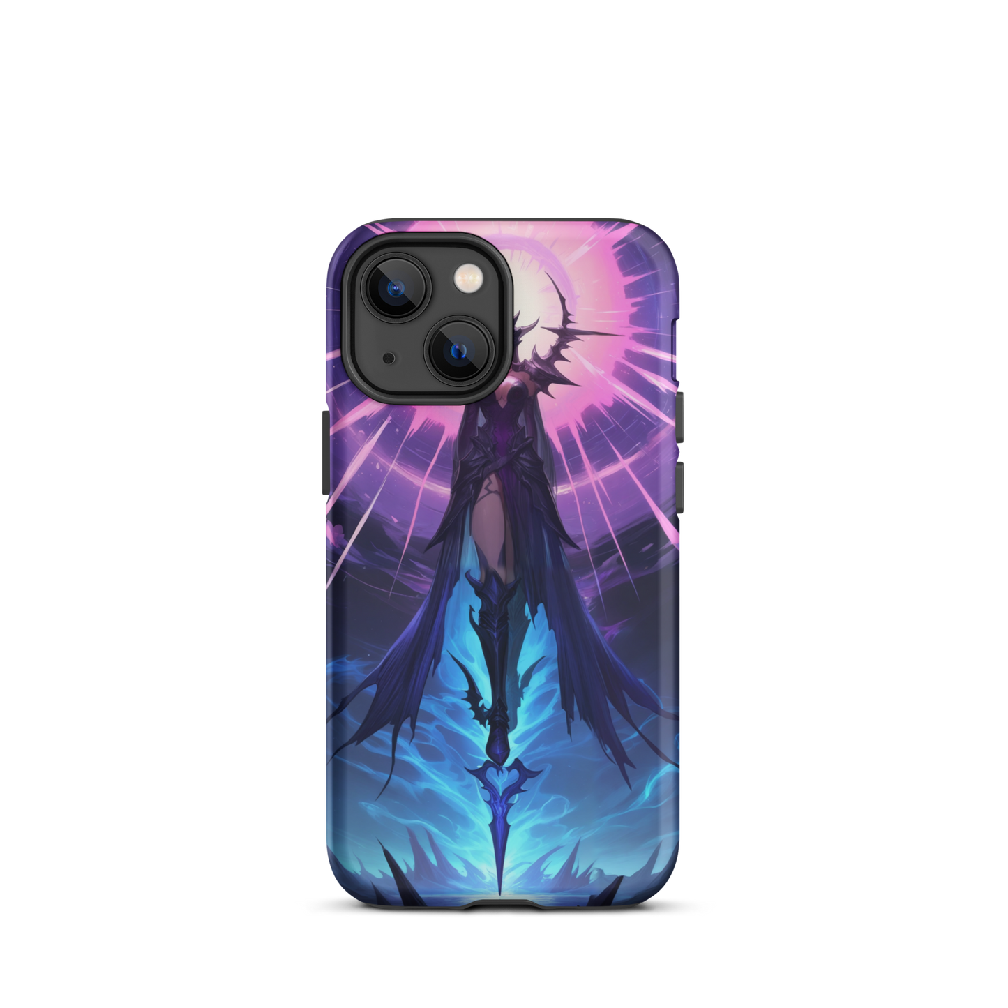 Coque iPhone® seigneur ténébreux - iPhone 13 mini - Double Couche Rigide - SoulCase
