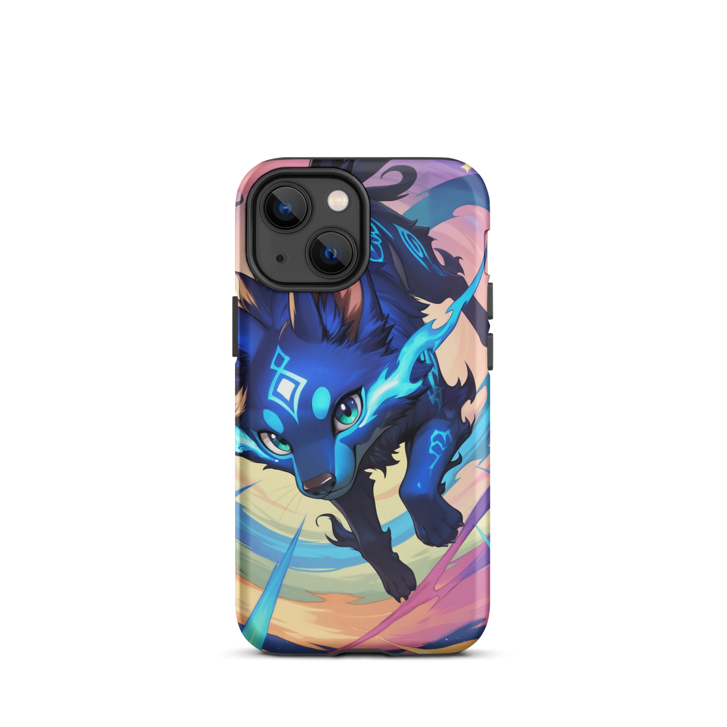 Coque iPhone® renard mignon - iPhone 13 mini - Double Couche Rigide - SoulCase