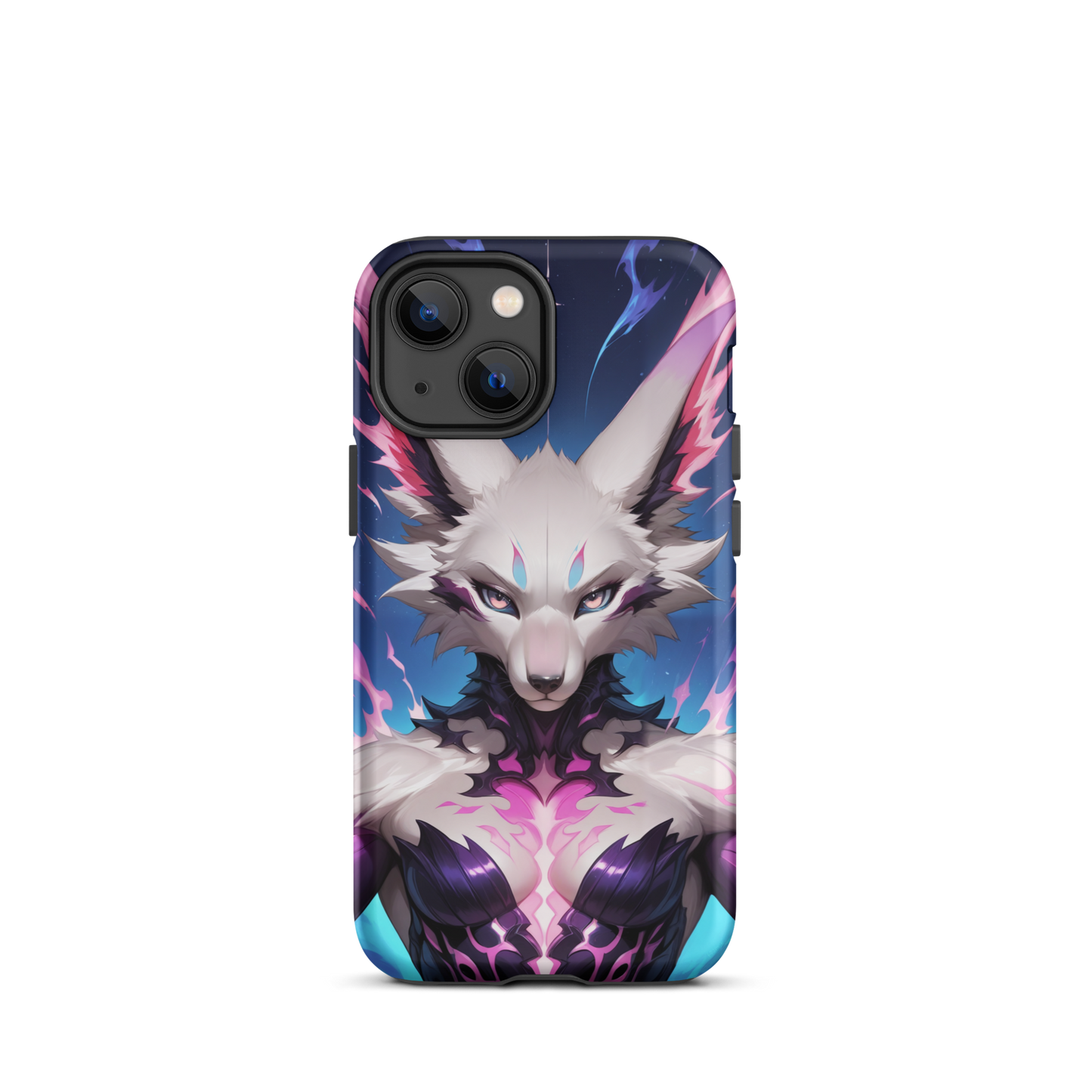 Coque iPhone® femme renarde - iPhone 13 mini - Double Couche Rigide - SoulCase