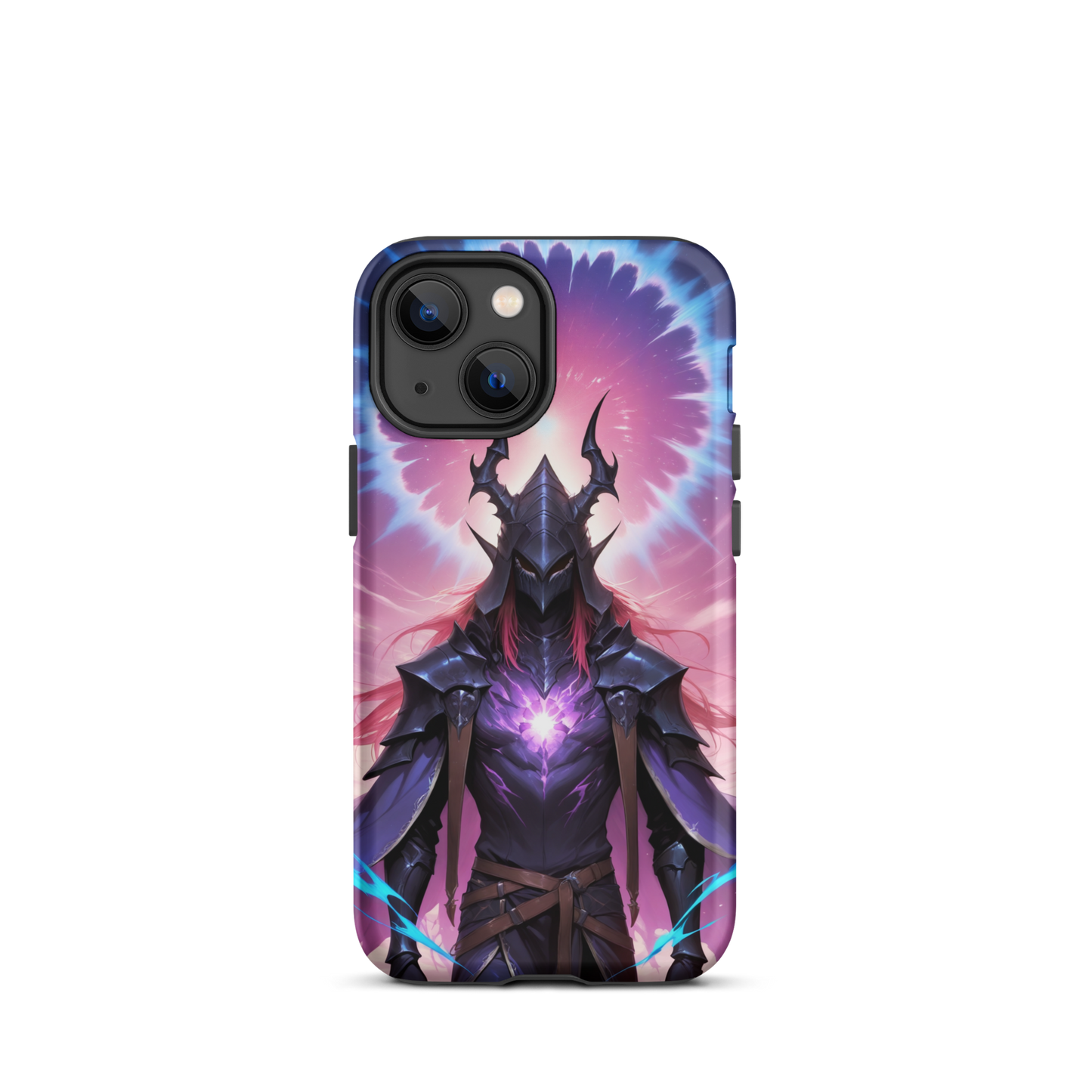 Coque iPhone® samouraï ténébreux - iPhone 13 mini - Double Couche Rigide - SoulCase