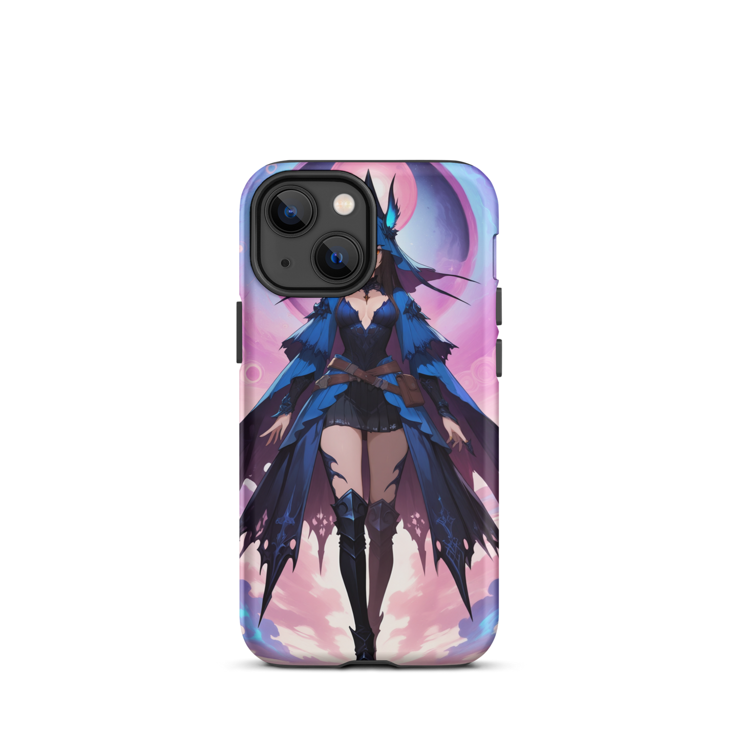 Coque iPhone® femme elfique - iPhone 13 mini - Double Couche Rigide - SoulCase