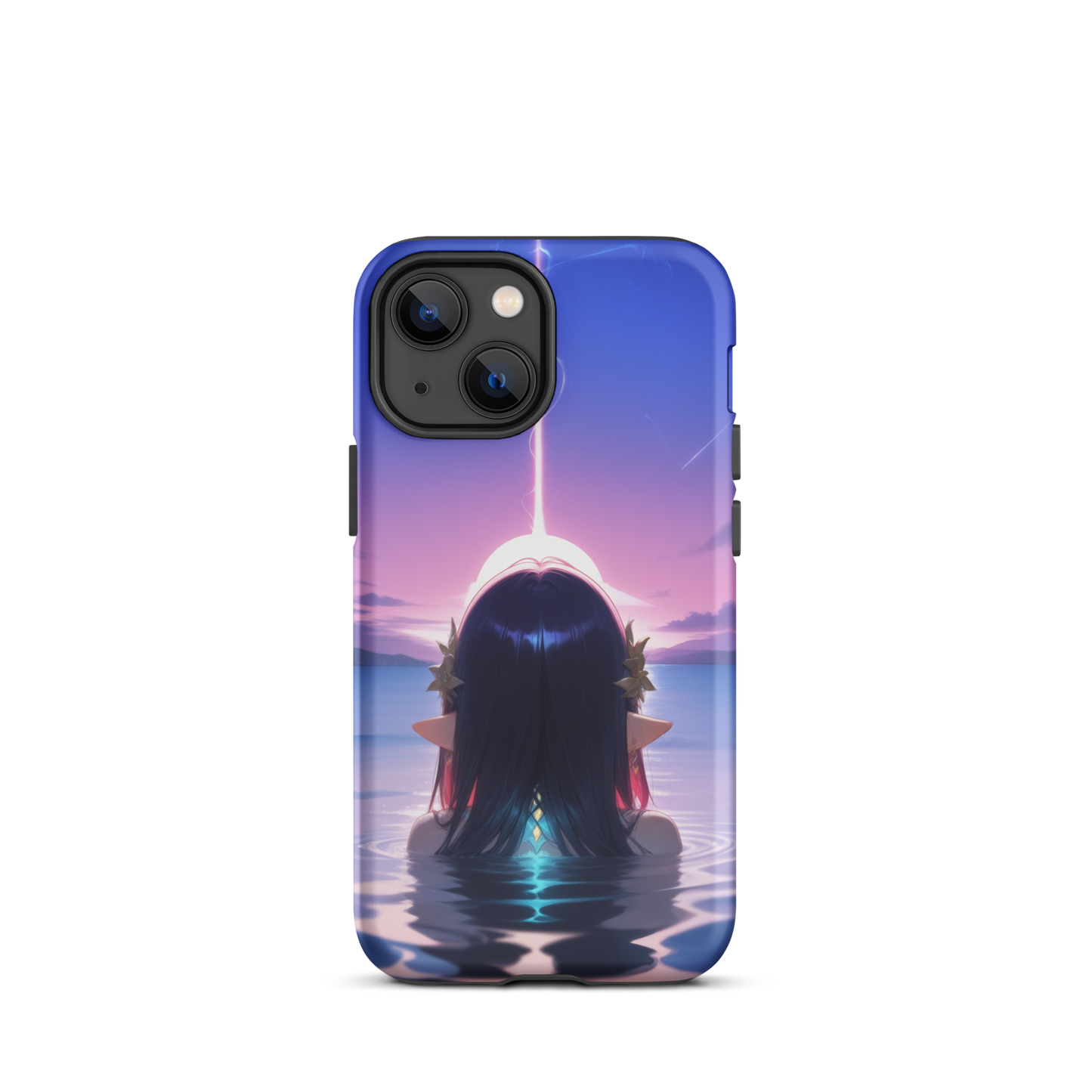 Coque iPhone® femme aquatique - iPhone 13 mini - Double Couche Rigide - SoulCase