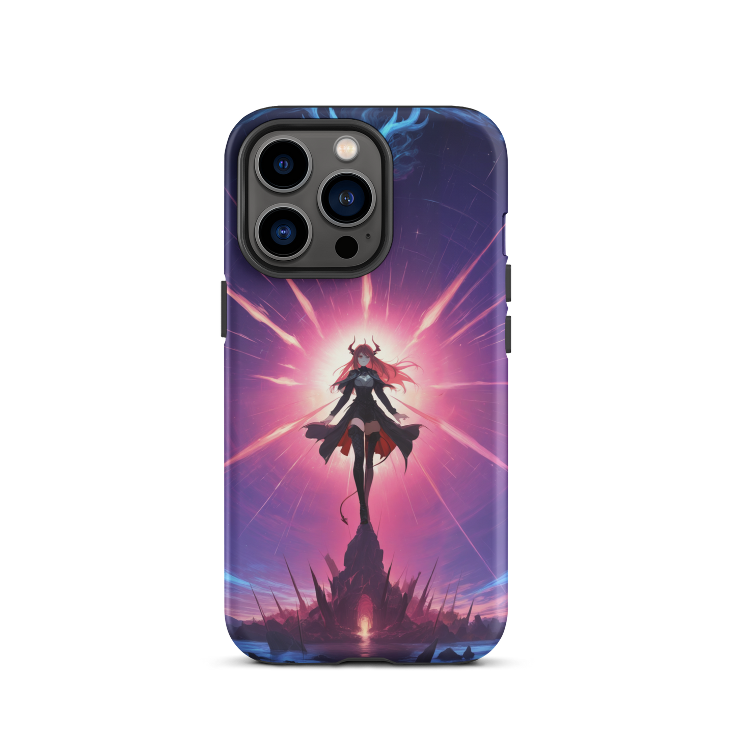 Coque iPhone® princesse ténébreuse - iPhone 13 Pro - Double Couche Rigide - SoulCase