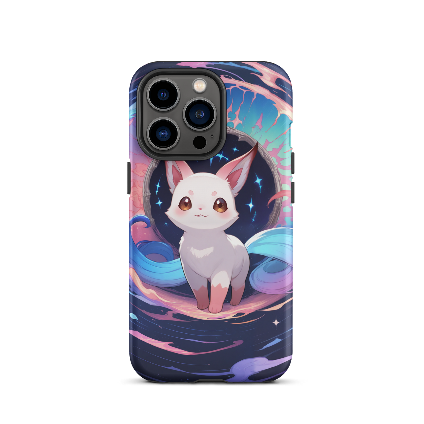 Coque iPhone® chat fantastique - iPhone 13 Pro - Double Couche Rigide - SoulCase