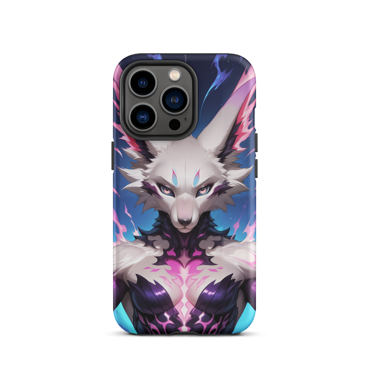 Coque iPhone® femme renarde - iPhone 13 Pro - Double Couche Rigide - SoulCase