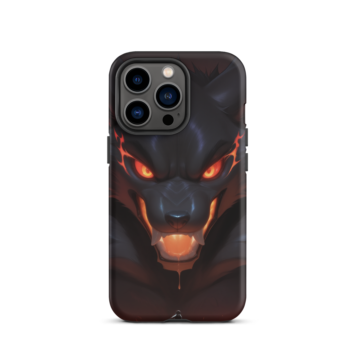 Coque iPhone® cerbère de feu - iPhone 13 Pro - Double Couche Rigide - SoulCase