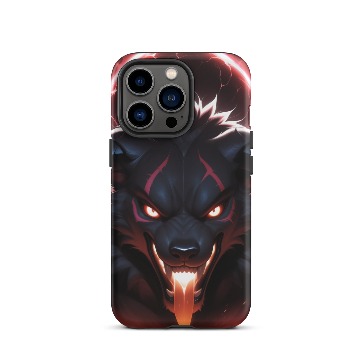 Coque iPhone® cerbère enragé - iPhone 13 Pro - Double Couche Rigide - SoulCase