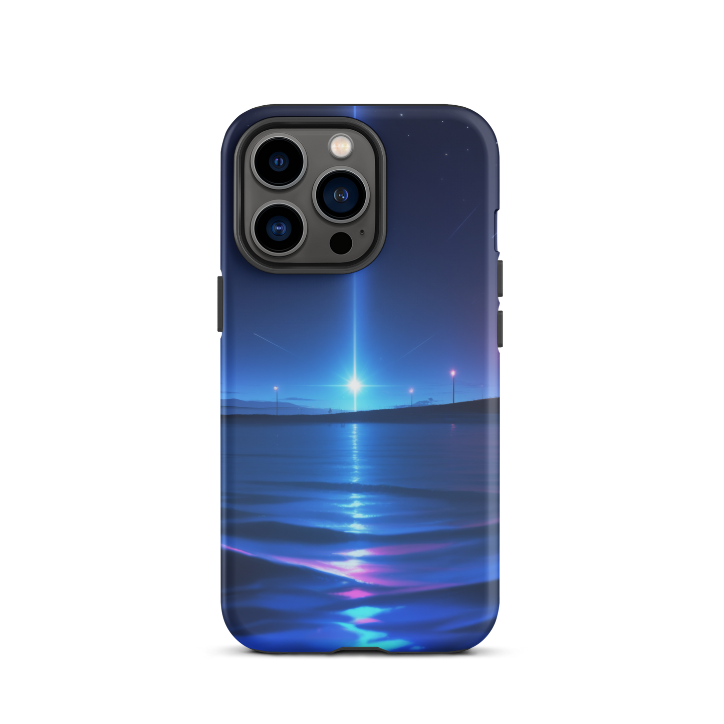 Coque iPhone® sérénité océane - iPhone 13 Pro - Double Couche Rigide - SoulCase