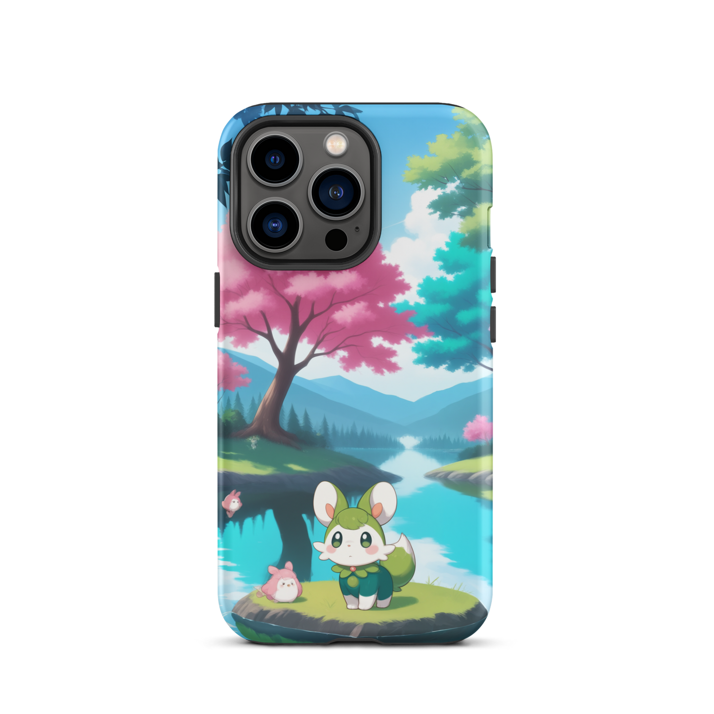 Coque d’iPhone® Adorable Tranquillité - iPhone 13 Pro - Double Couche Rigide - SoulCase