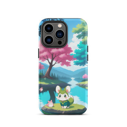 Coque d’iPhone® Adorable Tranquillité - iPhone 13 Pro - Double Couche Rigide - SoulCase