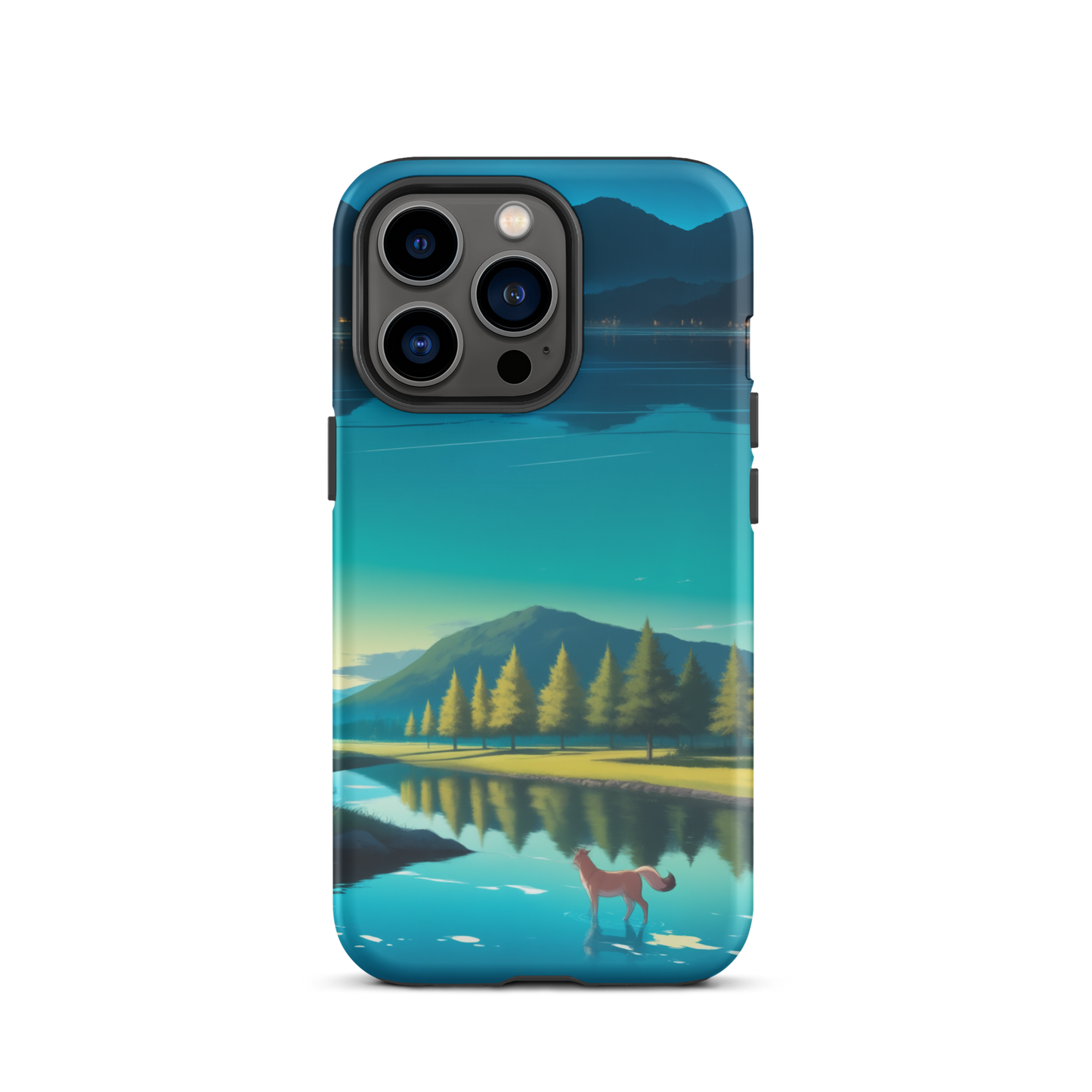 Coque iPhone® Mondes Miroirs - iPhone 13 Pro - Double Couche Rigide - SoulCase