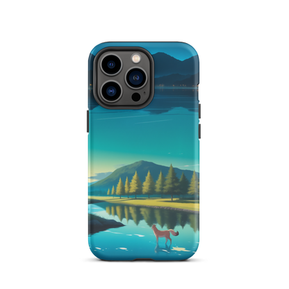 Coque iPhone® Mondes Miroirs - iPhone 13 Pro - Double Couche Rigide - SoulCase