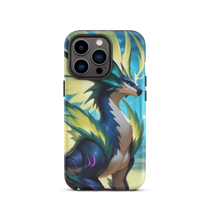 Coque iPhone® Dragon Sylvestre - iPhone 13 Pro - Double Couche Rigide - SoulCase