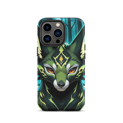 Coque iPhone® Félin Magique - iPhone 13 Pro - Double Couche Rigide - SoulCase