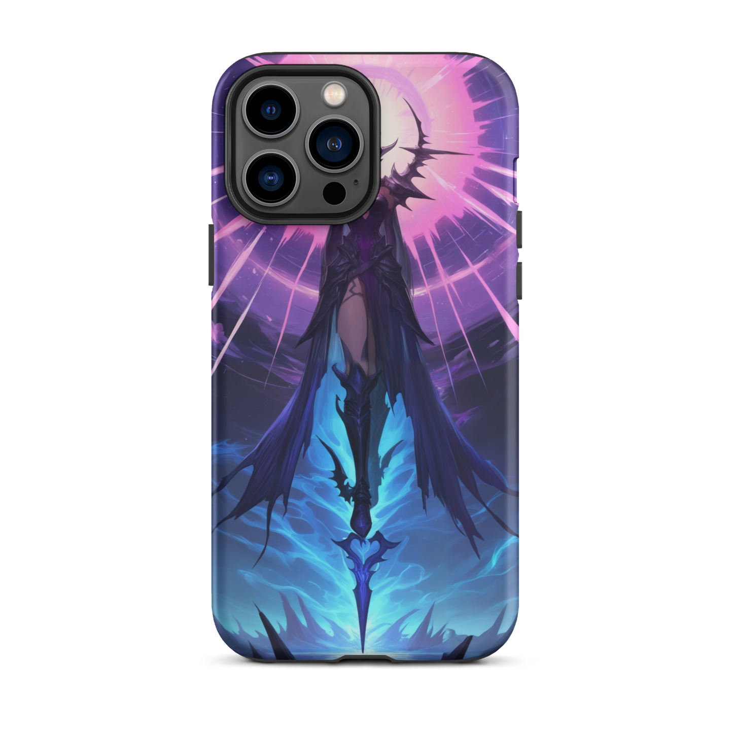 Coque iPhone® seigneur ténébreux - iPhone 13 Pro Max - Double Couche Rigide - SoulCase