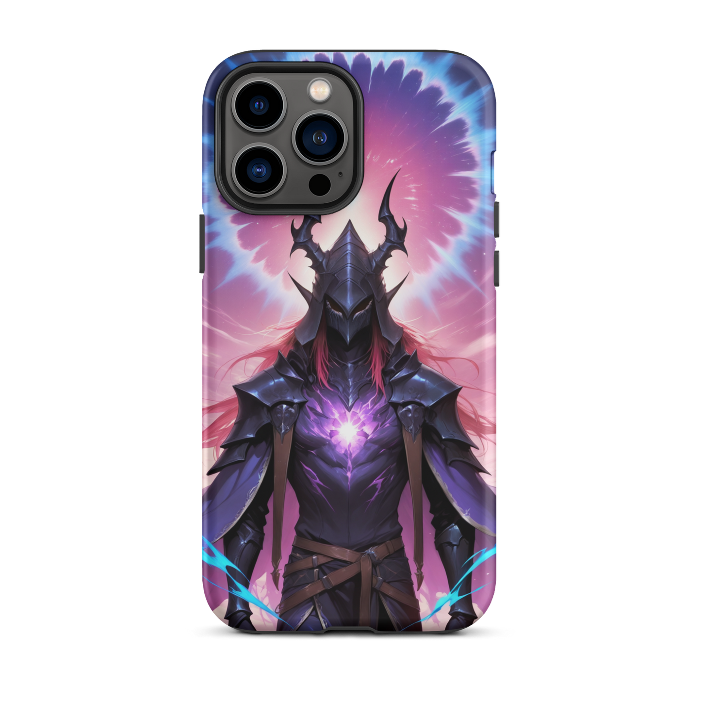 Coque iPhone® samouraï ténébreux - iPhone 13 Pro Max - Double Couche Rigide - SoulCase