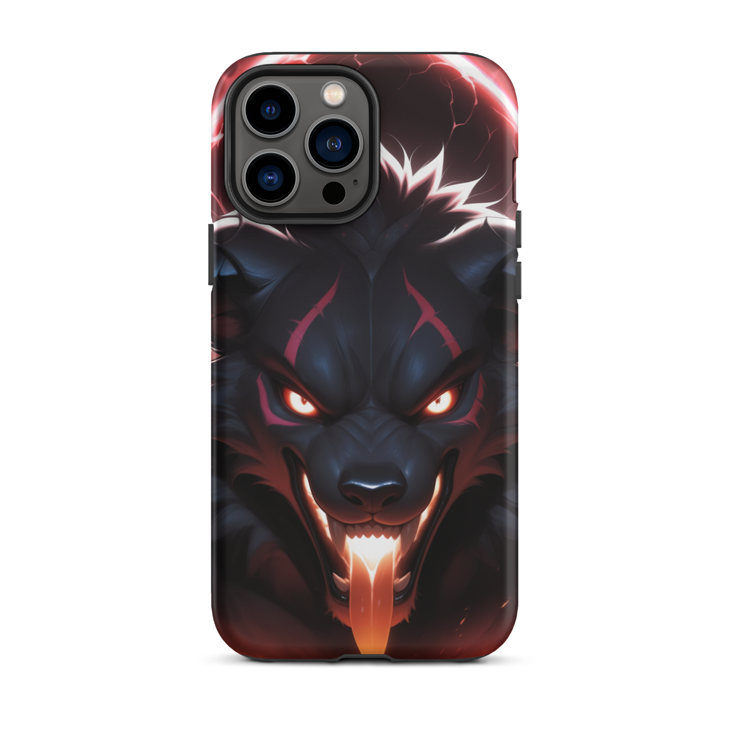 Coque iPhone® cerbère enragé - iPhone 13 Pro Max - Double Couche Rigide - SoulCase