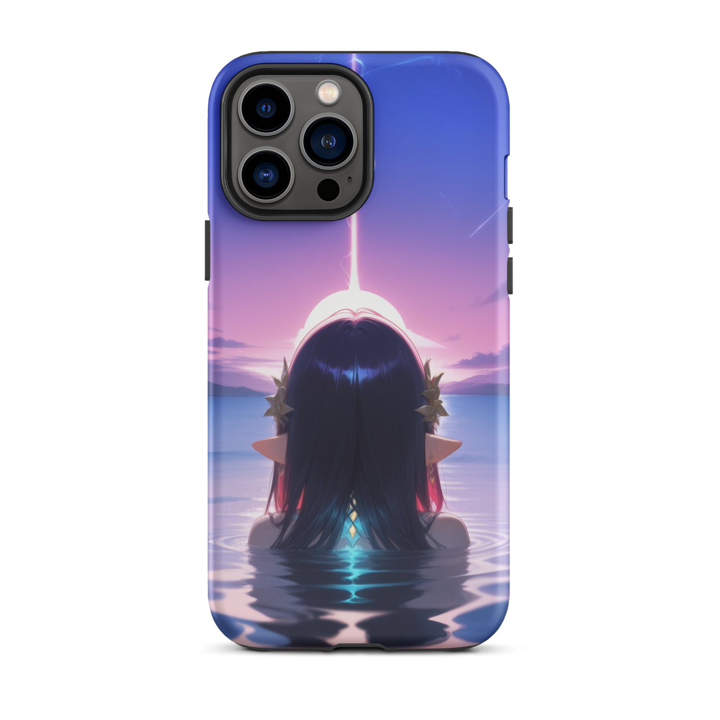 Coque iPhone® femme aquatique - iPhone 13 Pro Max - Double Couche Rigide - SoulCase