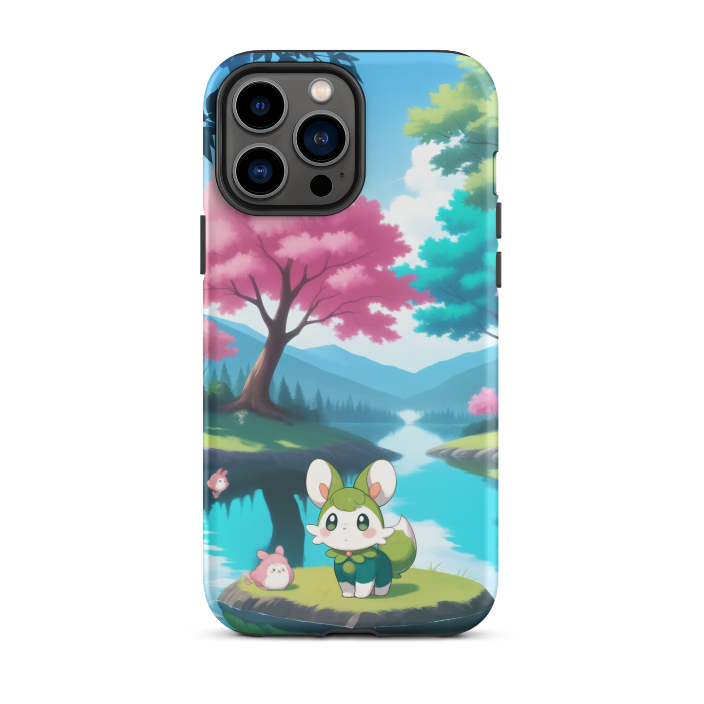 Coque d’iPhone® Adorable Tranquillité - iPhone 13 Pro Max - Double Couche Rigide - SoulCase
